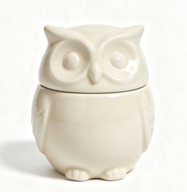 Ceramic Owl Box