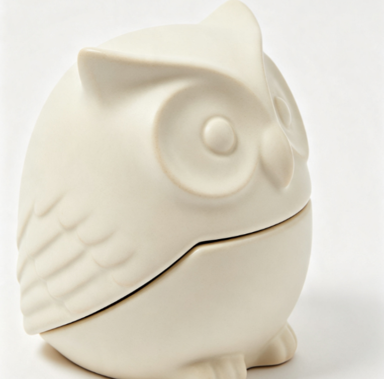 Ceramic Owl Box