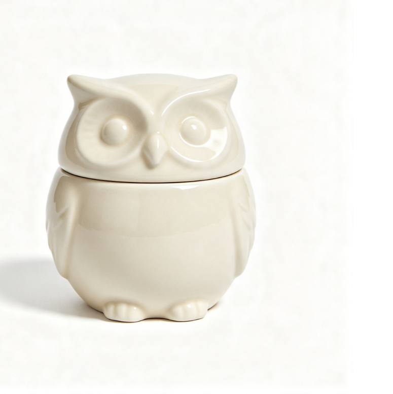 Ceramic Owl Box