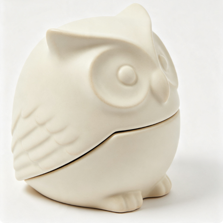 Ceramic Owl Box